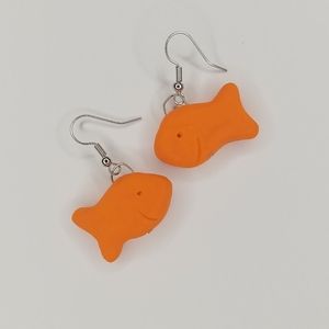 Handmade Goldfish Earrings